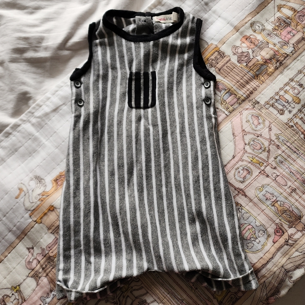 Oatmeal & Raisin By Bon Bebe Romper